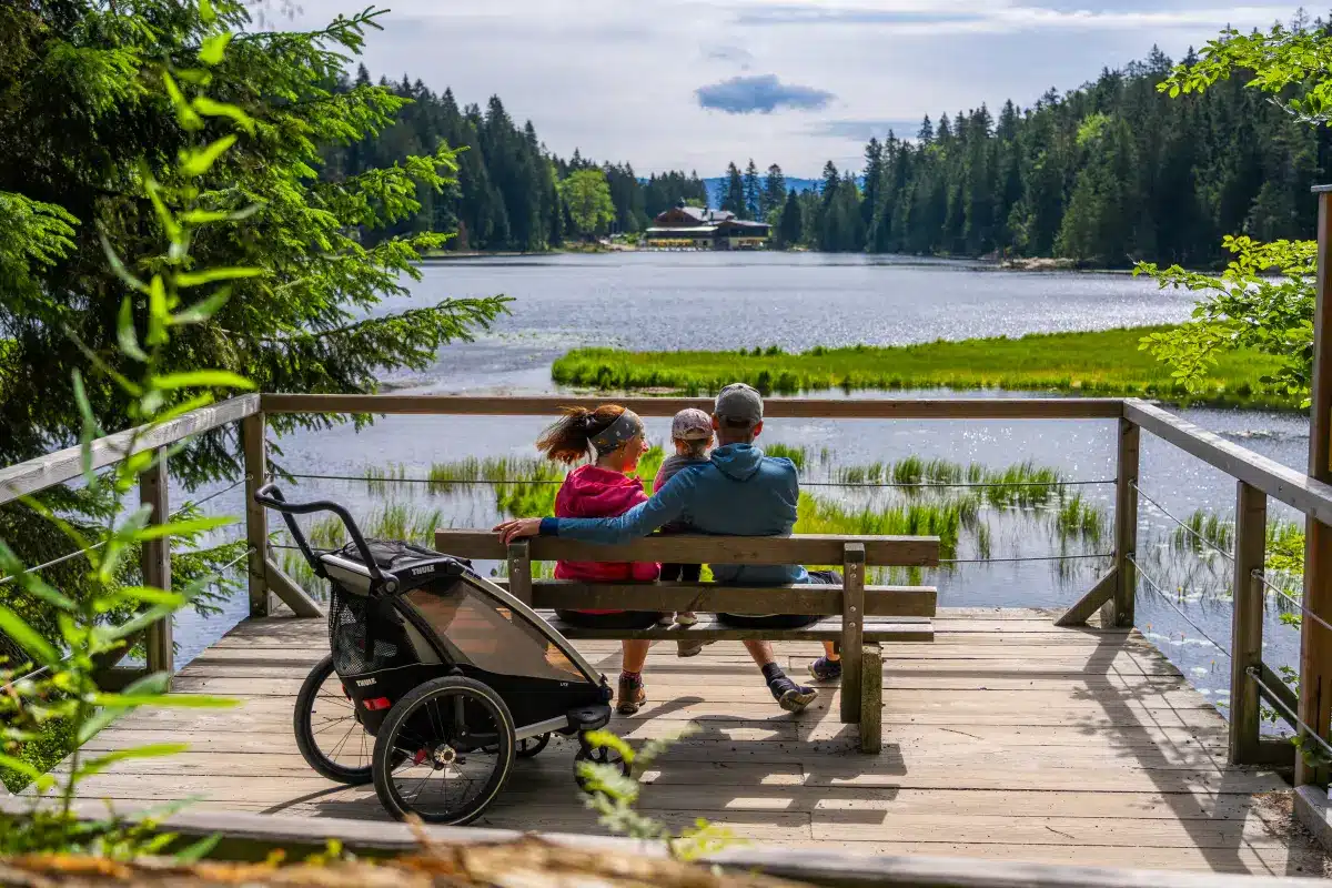 Ausflugsziele im Bayerischen Wald: Der große Arbersee 